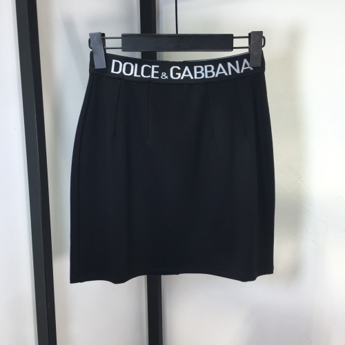 Replica Dolce & Gabbana D&G Tracksuits Short Sleeved For Women #1083695 $98.00 USD for Wholesale