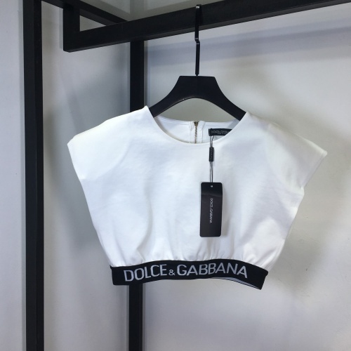 Replica Dolce & Gabbana D&G Tracksuits Short Sleeved For Women #1083696 $98.00 USD for Wholesale