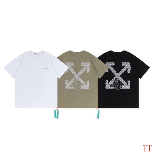 Replica Off-White T-Shirts Short Sleeved For Unisex #1083710 $29.00 USD for Wholesale
