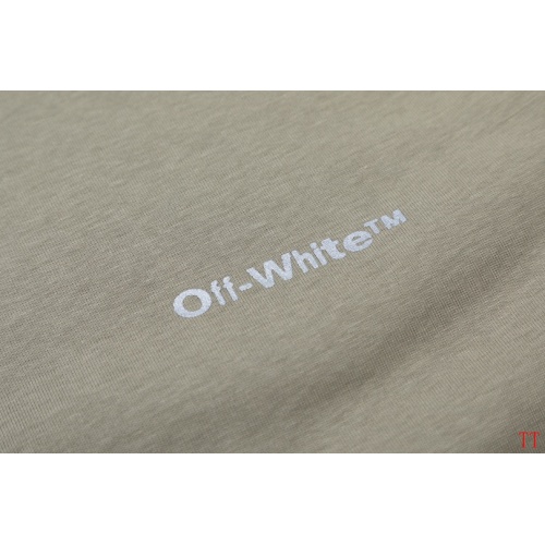 Replica Off-White T-Shirts Short Sleeved For Unisex #1083711 $29.00 USD for Wholesale