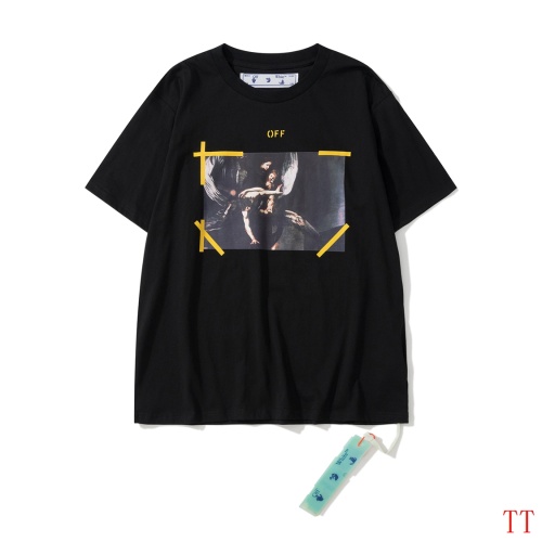 Off-White T-Shirts Short Sleeved For Men #1083713 $27.00 USD, Wholesale Replica Off-White T-Shirts
