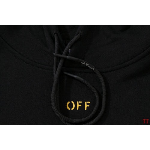 Replica Off-White Hoodies Long Sleeved For Men #1083717 $45.00 USD for Wholesale