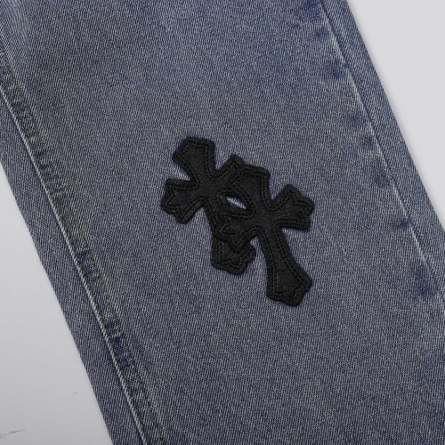 Replica Chrome Hearts Jeans For Men #1083770 $48.00 USD for Wholesale