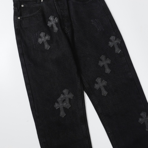 Replica Chrome Hearts Jeans For Men #1083810 $48.00 USD for Wholesale