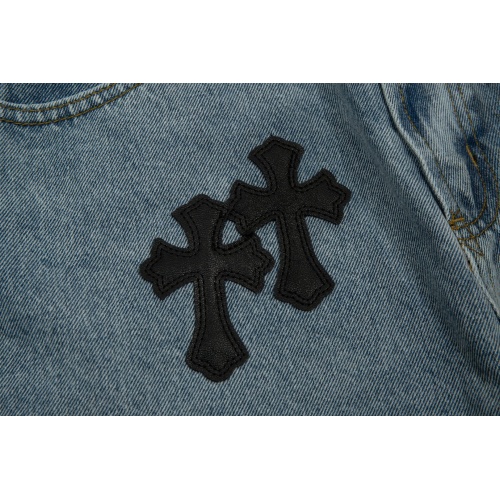 Replica Chrome Hearts Jeans For Men #1083921 $39.00 USD for Wholesale