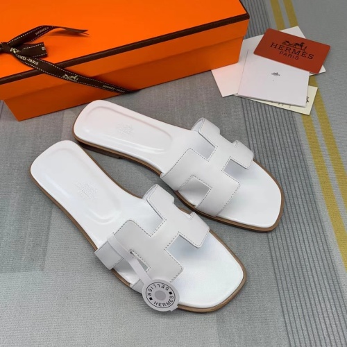 Replica Hermes Slippers For Women #1084066 $82.00 USD for Wholesale