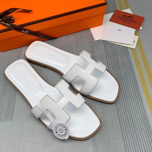Replica Hermes Slippers For Women #1084067 $82.00 USD for Wholesale
