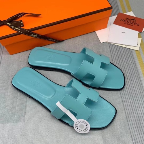 Replica Hermes Slippers For Women #1084068 $82.00 USD for Wholesale