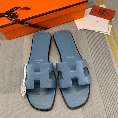 Replica Hermes Slippers For Women #1084069 $82.00 USD for Wholesale