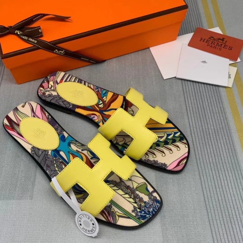 Replica Hermes Slippers For Women #1084106 $82.00 USD for Wholesale