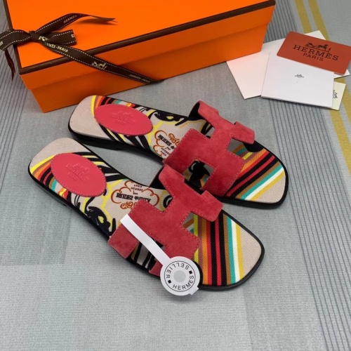 Replica Hermes Slippers For Women #1084107 $82.00 USD for Wholesale