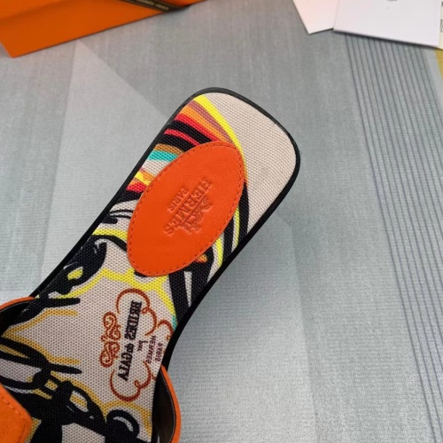 Replica Hermes Slippers For Women #1084108 $82.00 USD for Wholesale