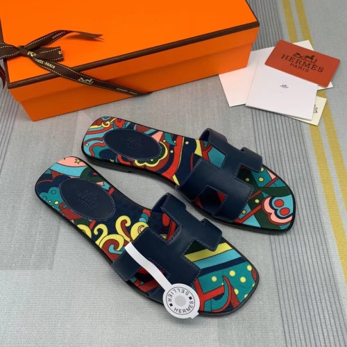 Replica Hermes Slippers For Women #1084111 $82.00 USD for Wholesale