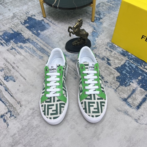 Replica Fendi Casual Shoes For Men #1084343 $76.00 USD for Wholesale