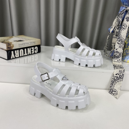 Replica Prada Sandal For Women #1084345 $85.00 USD for Wholesale