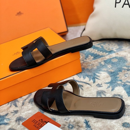 Replica Hermes Slippers For Women #1084358 $64.00 USD for Wholesale