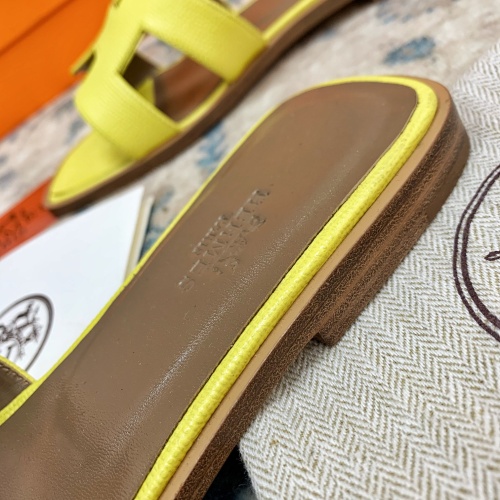 Replica Hermes Slippers For Women #1084361 $64.00 USD for Wholesale