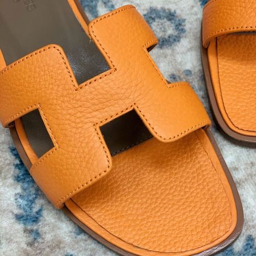 Replica Hermes Slippers For Women #1084362 $64.00 USD for Wholesale