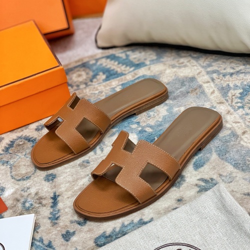 Hermes Slippers For Women #1084363 $64.00 USD, Wholesale Replica Hermes Slippers