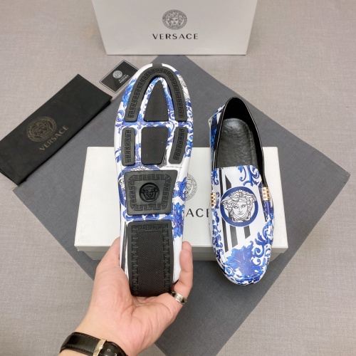 Replica Versace Leather Shoes For Men #1084392 $88.00 USD for Wholesale