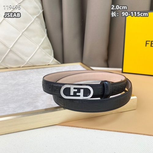 Replica Fendi AAA Quality Belts For Women #1084464 $48.00 USD for Wholesale