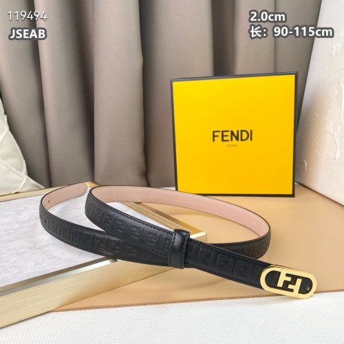 Replica Fendi AAA Quality Belts For Women #1084465 $48.00 USD for Wholesale