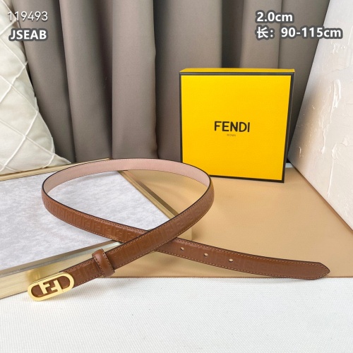 Replica Fendi AAA Quality Belts For Women #1084466 $48.00 USD for Wholesale