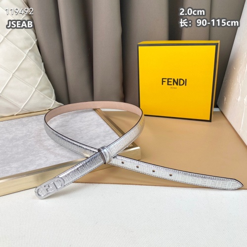 Replica Fendi AAA Quality Belts For Women #1084467 $48.00 USD for Wholesale
