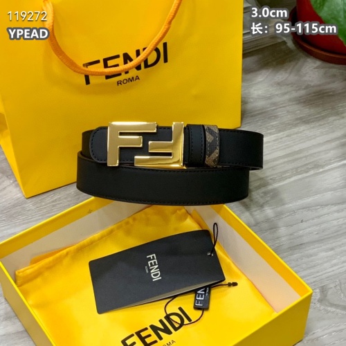 Replica Fendi AAA Quality Belts For Women #1084474 $56.00 USD for Wholesale