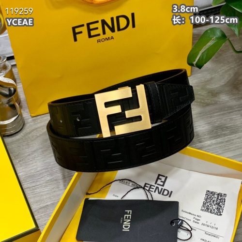 Replica Fendi AAA Quality Belts For Men #1084491 $60.00 USD for Wholesale