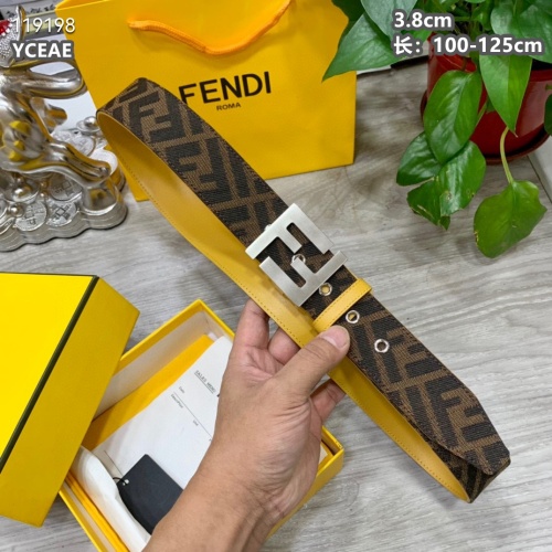 Replica Fendi AAA Quality Belts For Men #1084495 $60.00 USD for Wholesale