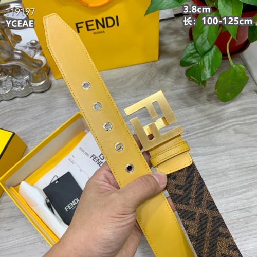 Replica Fendi AAA Quality Belts For Men #1084496 $60.00 USD for Wholesale