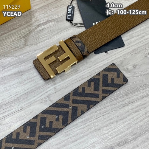Replica Fendi AAA Quality Belts For Men #1084552 $56.00 USD for Wholesale