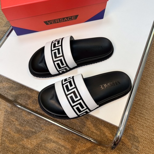 Replica Versace Slippers For Men #1084663 $56.00 USD for Wholesale