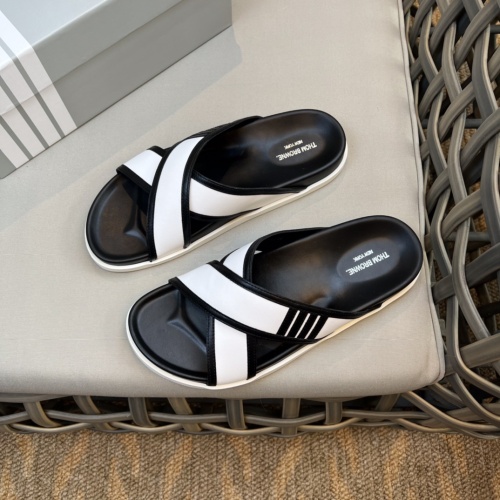 Thom Browne Slippers For Men #1084767 $64.00 USD, Wholesale Replica Thom Browne  TB Slippers