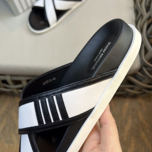 Replica Thom Browne Slippers For Men #1084767 $64.00 USD for Wholesale