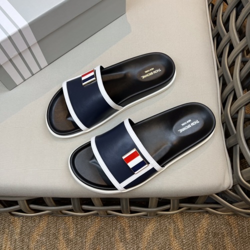 Thom Browne Slippers For Men #1084770 $64.00 USD, Wholesale Replica Thom Browne  TB Slippers