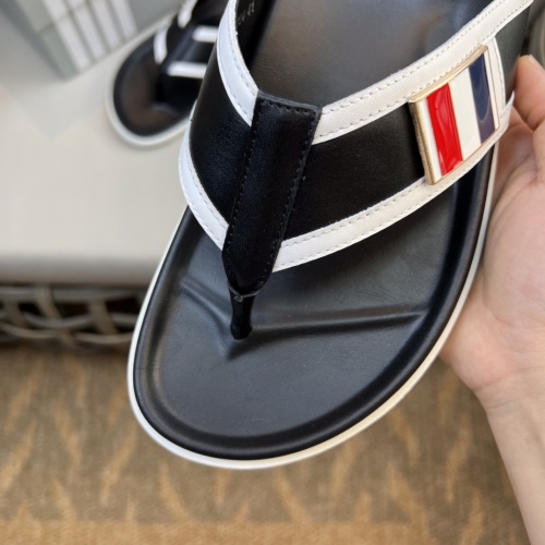 Replica Thom Browne Slippers For Men #1084773 $64.00 USD for Wholesale