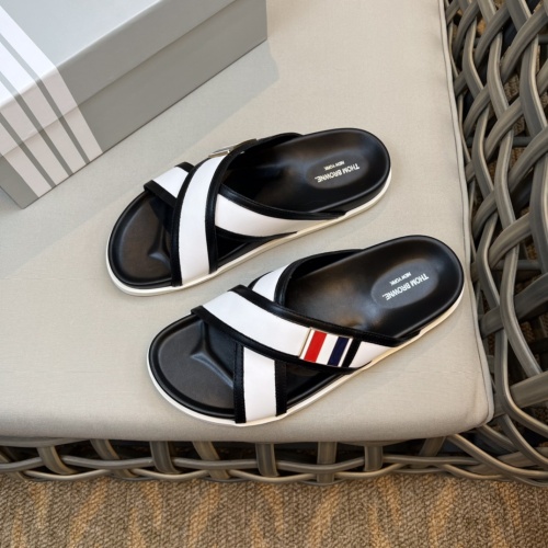 Thom Browne Slippers For Men #1084777 $64.00 USD, Wholesale Replica Thom Browne  TB Slippers