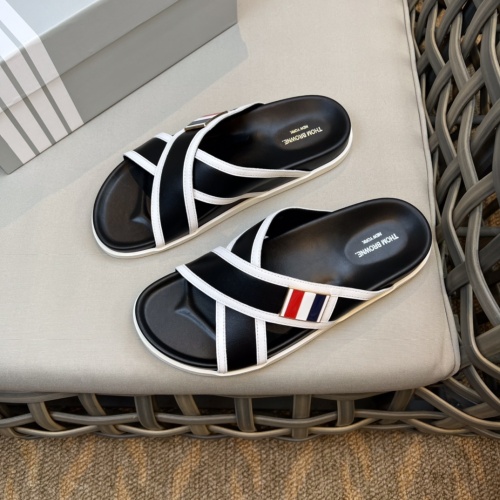 Thom Browne Slippers For Men #1084779 $64.00 USD, Wholesale Replica Thom Browne  TB Slippers