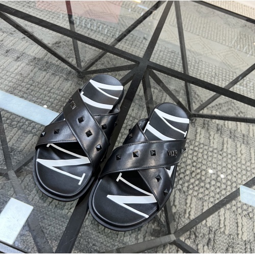 Replica Valentino Slippers For Men #1084790 $56.00 USD for Wholesale