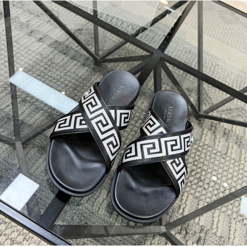 Replica Versace Slippers For Men #1084799 $56.00 USD for Wholesale