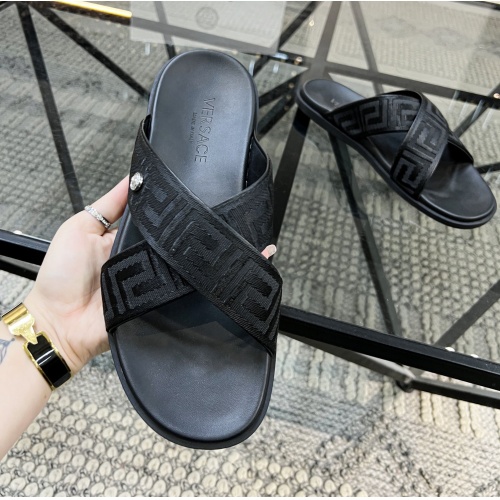Replica Versace Slippers For Men #1084800 $56.00 USD for Wholesale