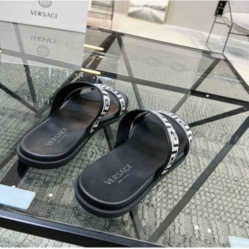 Replica Versace Slippers For Men #1084805 $56.00 USD for Wholesale