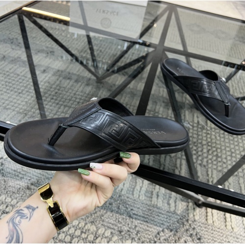 Replica Versace Slippers For Men #1084819 $56.00 USD for Wholesale