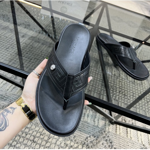 Replica Versace Slippers For Men #1084819 $56.00 USD for Wholesale
