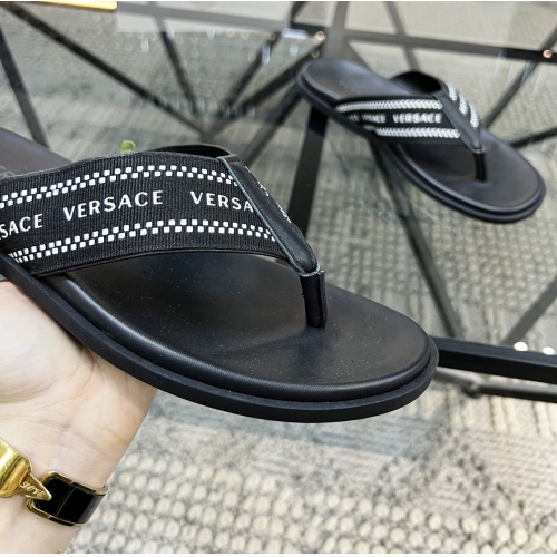 Replica Versace Slippers For Men #1084828 $56.00 USD for Wholesale