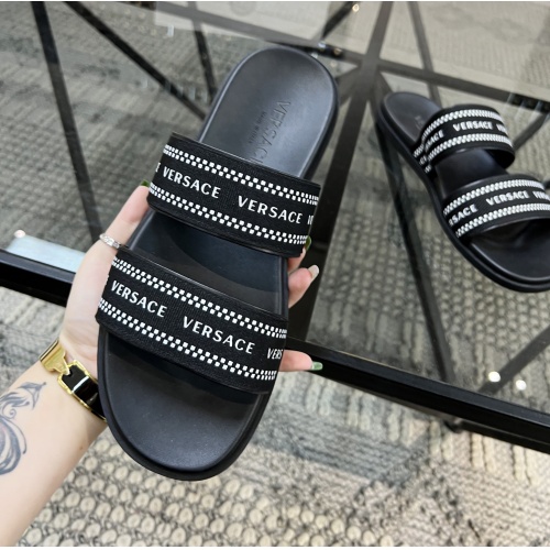 Replica Versace Slippers For Men #1084829 $56.00 USD for Wholesale