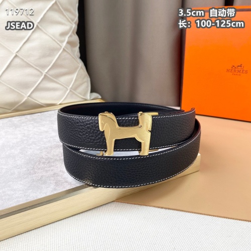 Replica Hermes AAA Quality Belts For Men #1084855 $56.00 USD for Wholesale