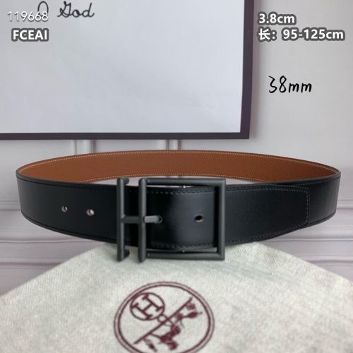 Replica Hermes AAA Quality Belts For Men #1084872 $76.00 USD for Wholesale